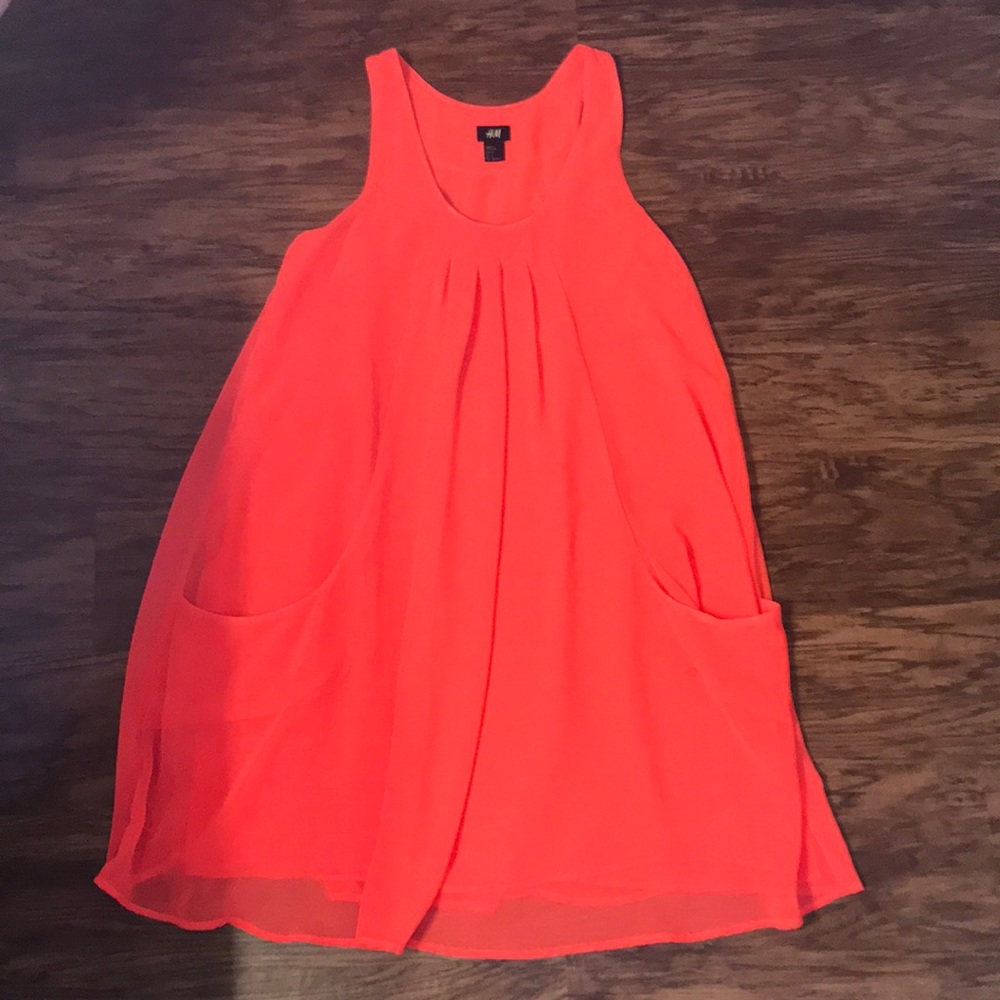 H&M Bright Flounce dress
